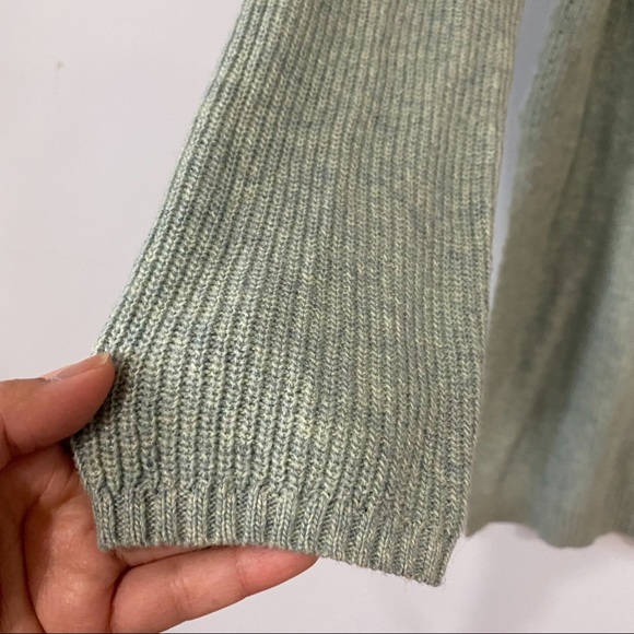 Moth by Anthropologie Lightweight Crewneck Tunic Sage Green Sz Medium - Picture 4 of 11